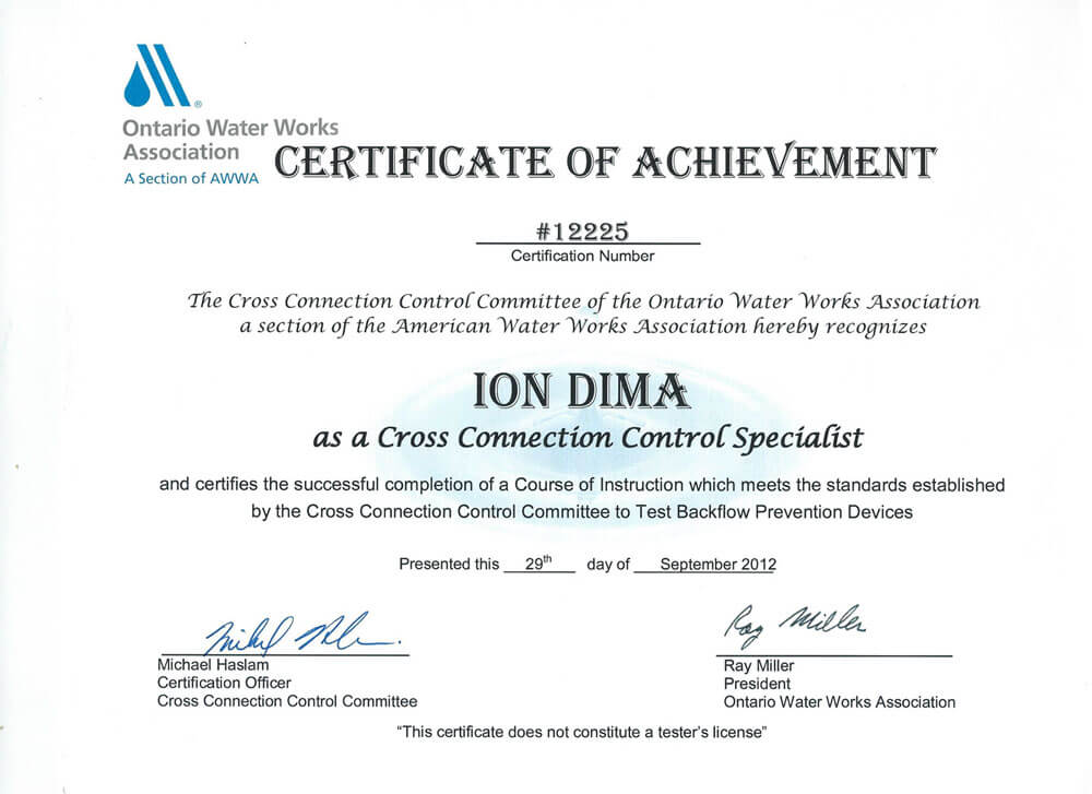 OWWA Certificate