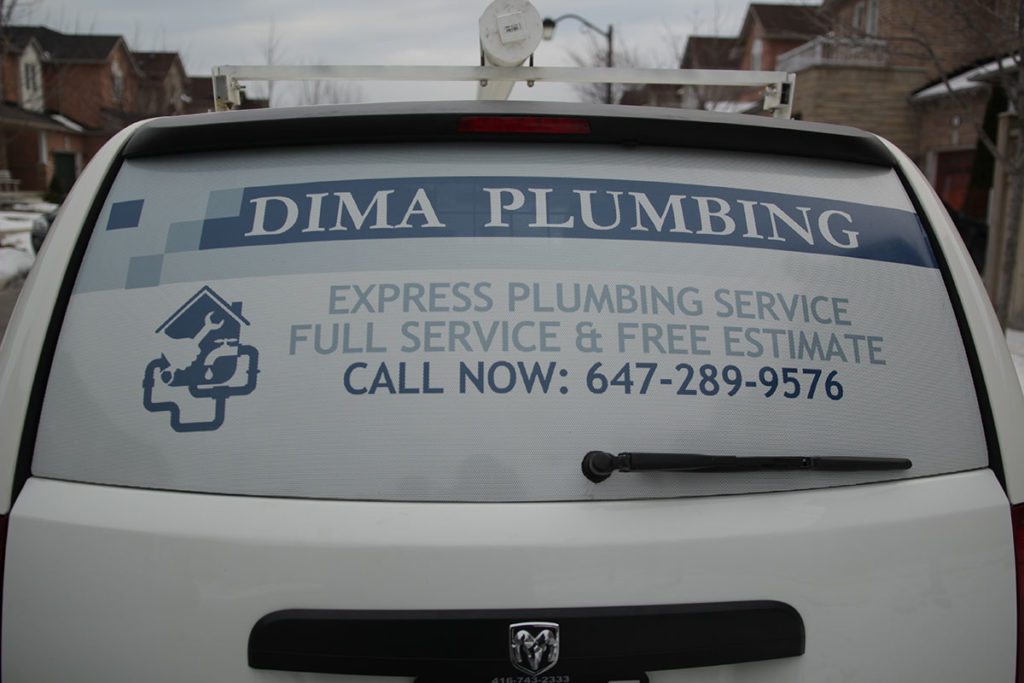 Dima Plumbing Toronto Car Back
